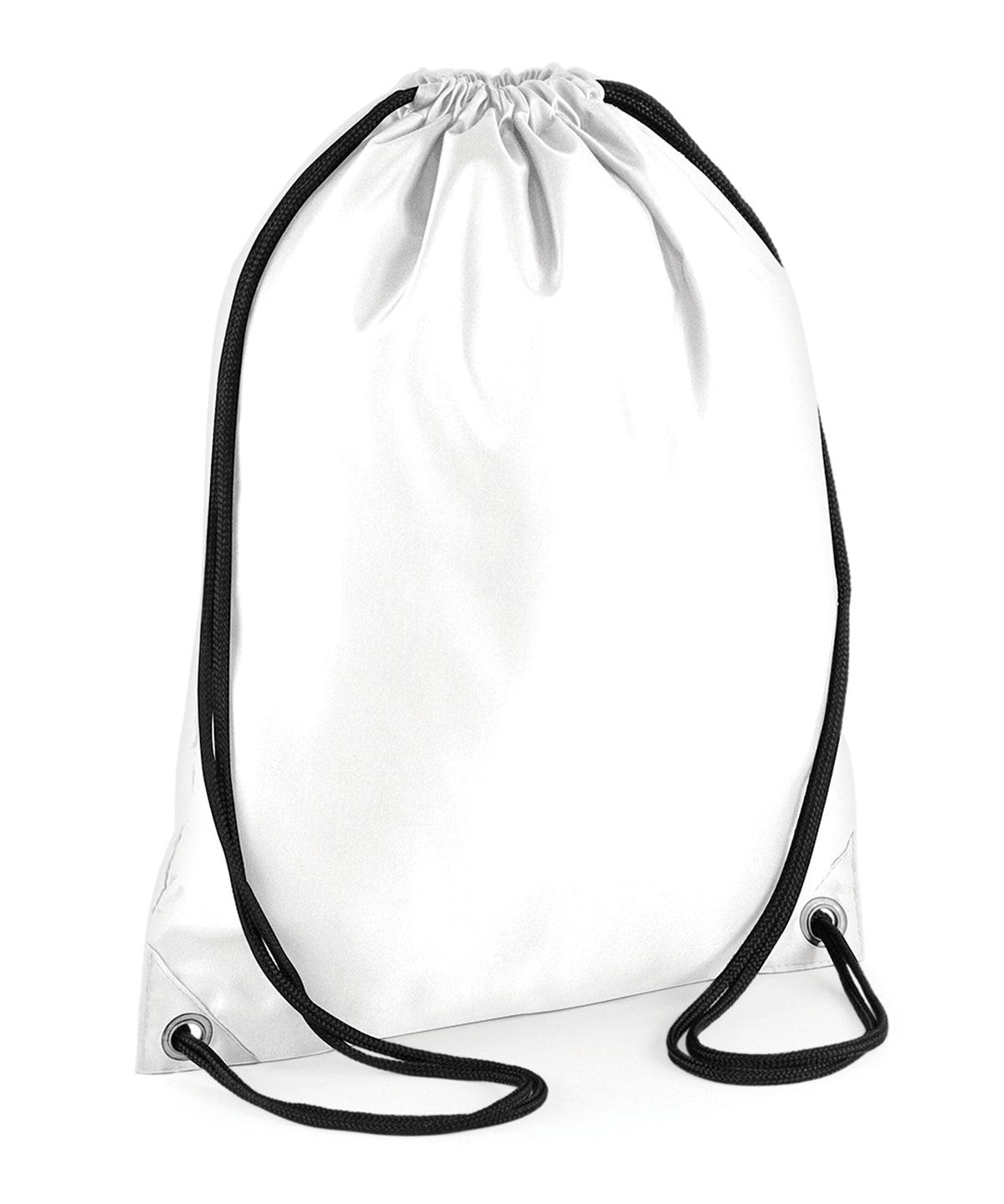 Personalised Bags - White Bagbase Budget gymsac