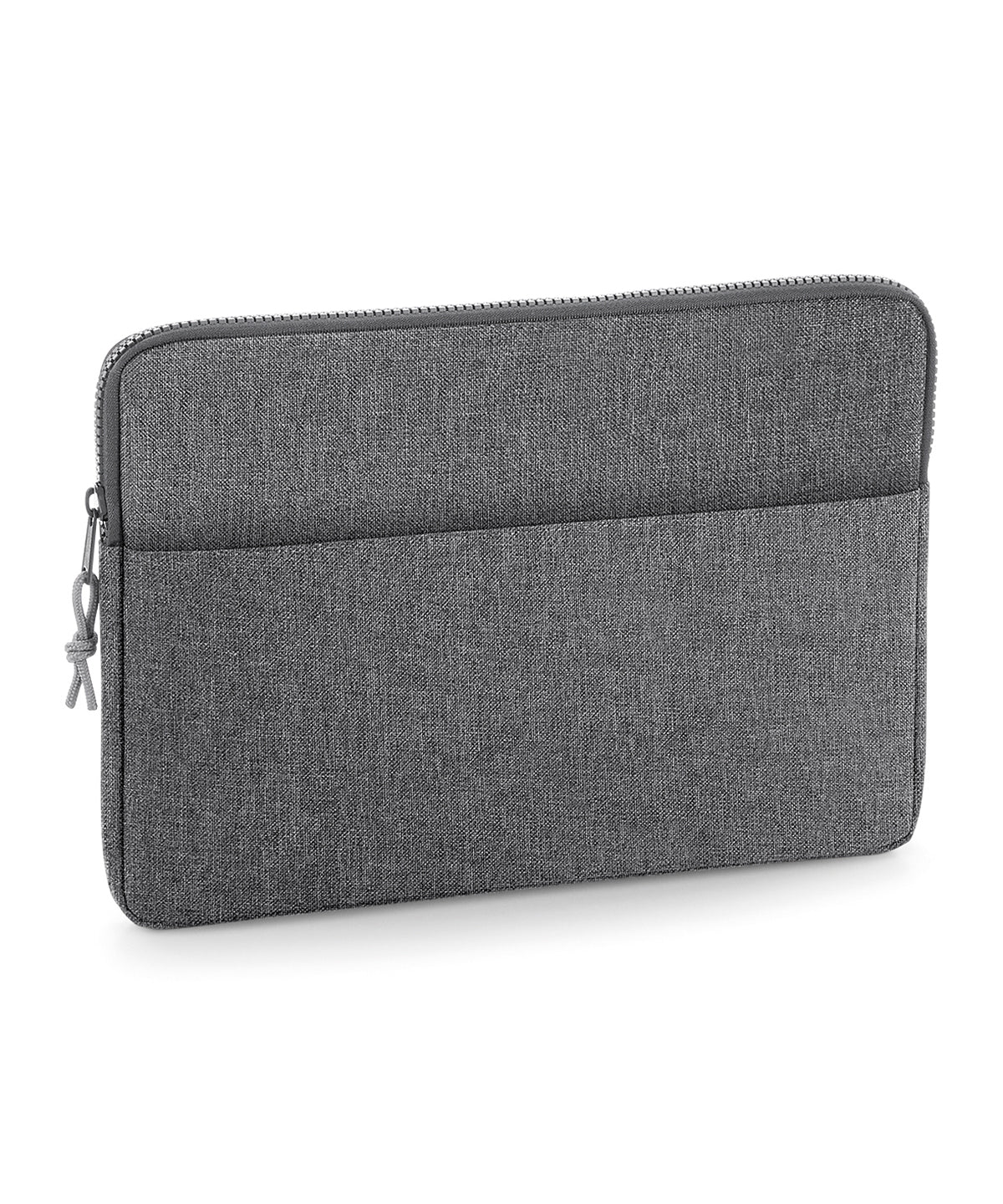 Personalised Laptop Cases - Heather Grey Bagbase Essential 13" laptop case