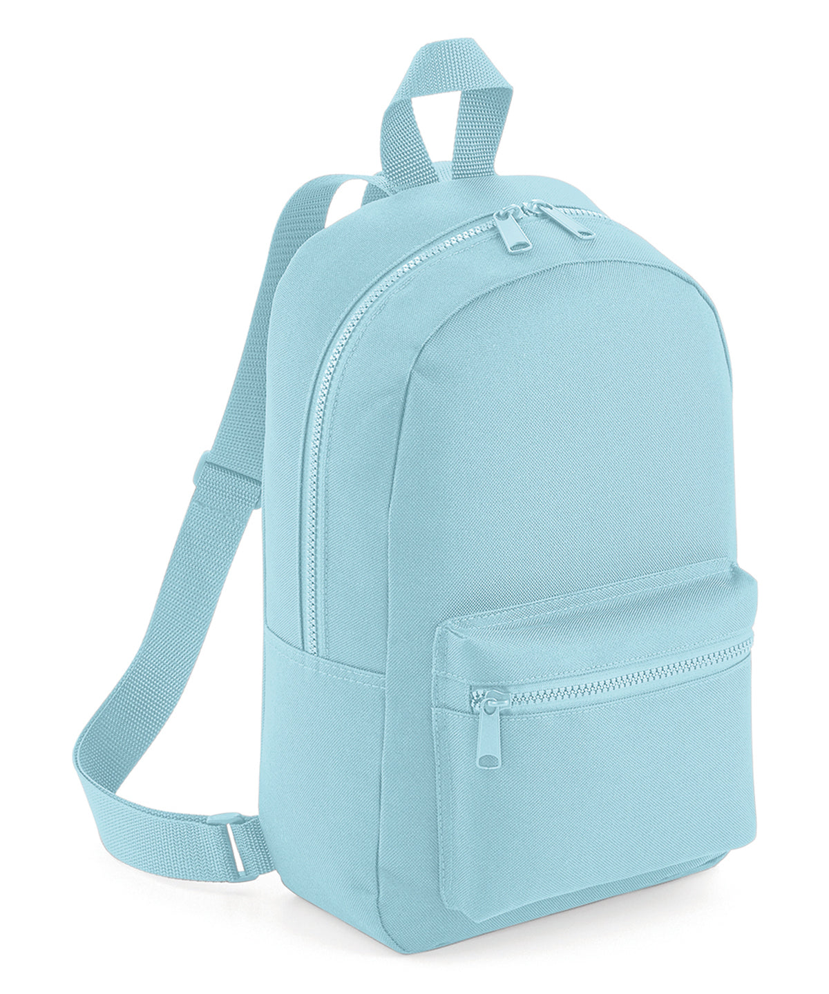 Personalised Bags - Light Blue Bagbase Mini essential fashion backpack