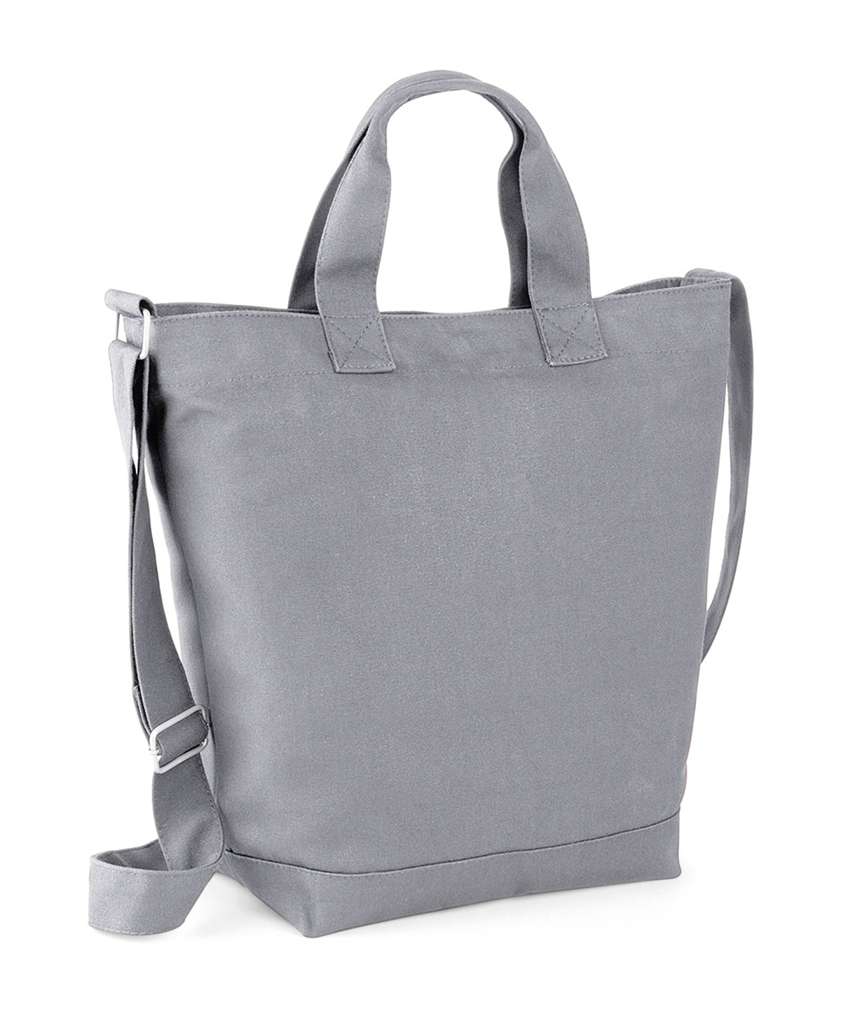 Personalised Bags - Light Grey Bagbase Canvas day bag