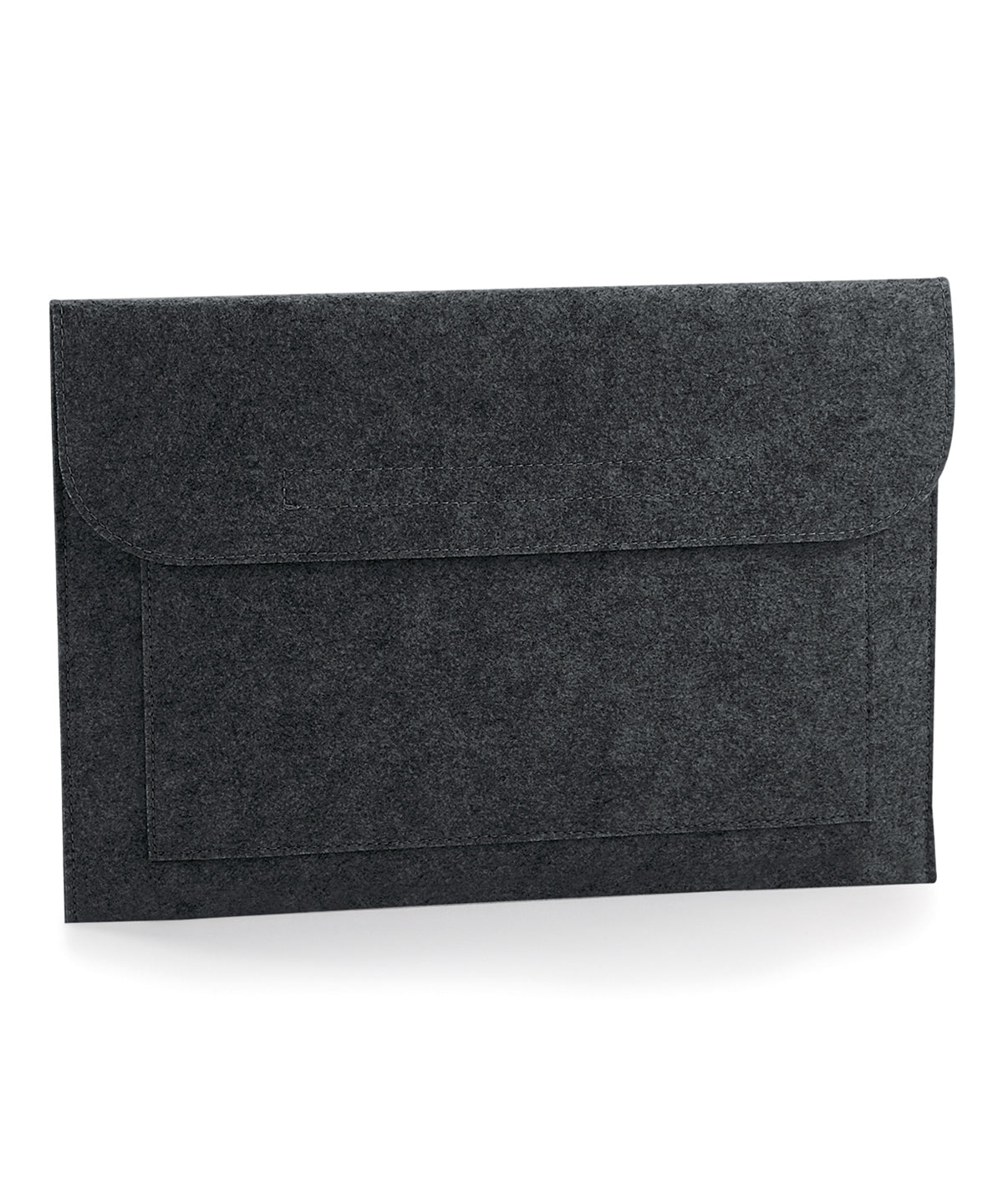 Personalised Laptop Cases - Dark Grey Bagbase Felt laptop/document slip