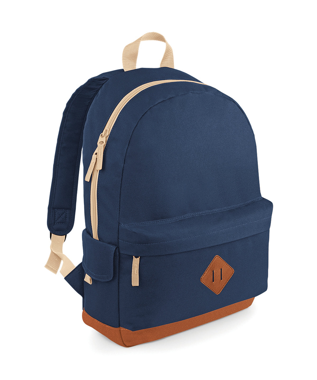 Personalised Bags - Navy Bagbase Heritage backpack