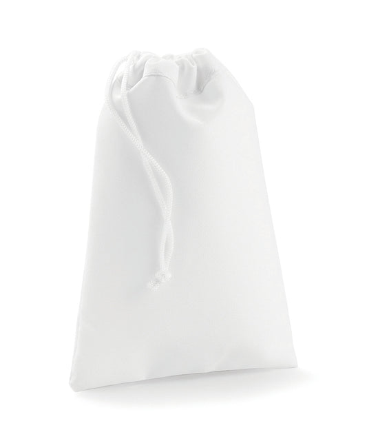 Personalised Bags - White Bagbase Sublimation stuff bag