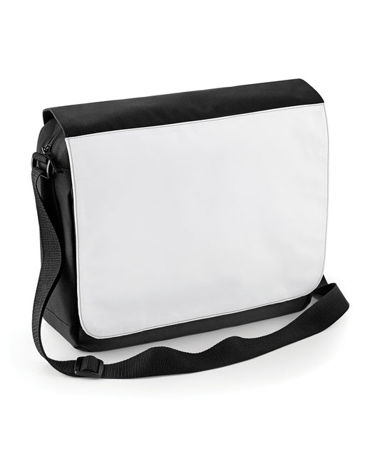Personalised Bags - White Bagbase Sublimation messenger bag