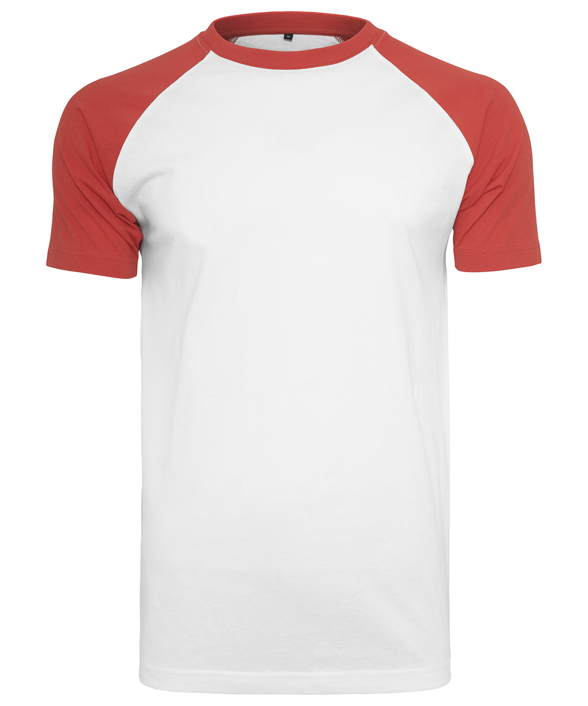 Personalised T-Shirts - Black Build Your Brand Raglan contrast tee