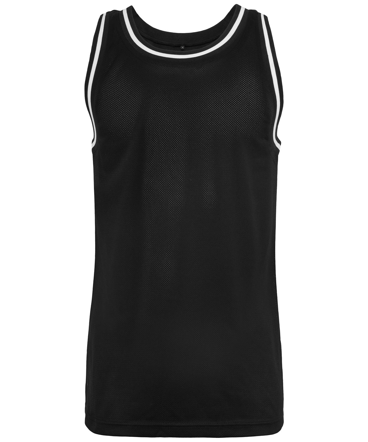 Personalised Vests - Black Build Your Brand Mesh tank top