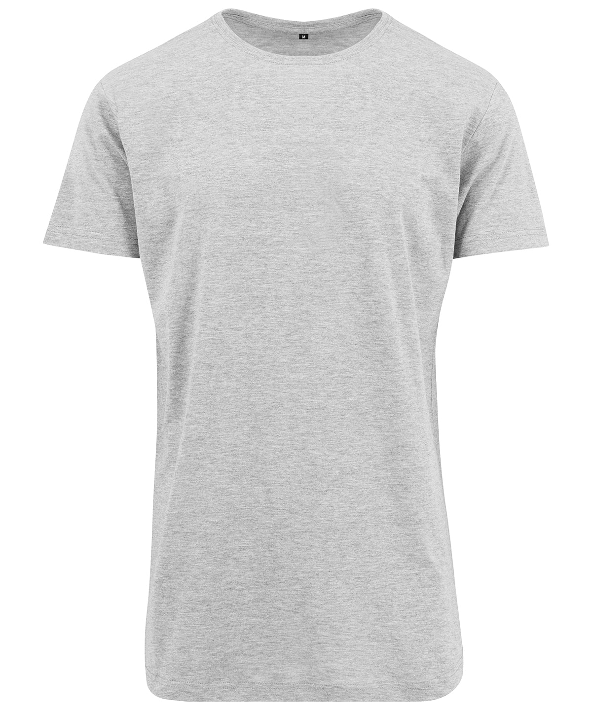 Personalised T-Shirts - Black Build Your Brand Shaped long tee