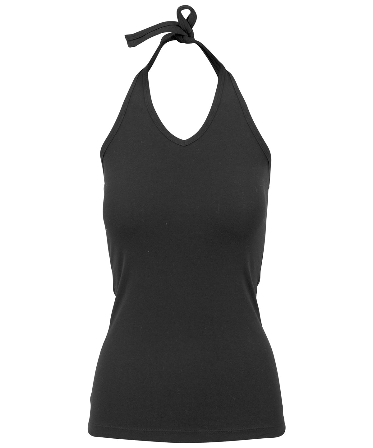 Personalised T-Shirts - Black Build Your Brand Women's neck holder shirt