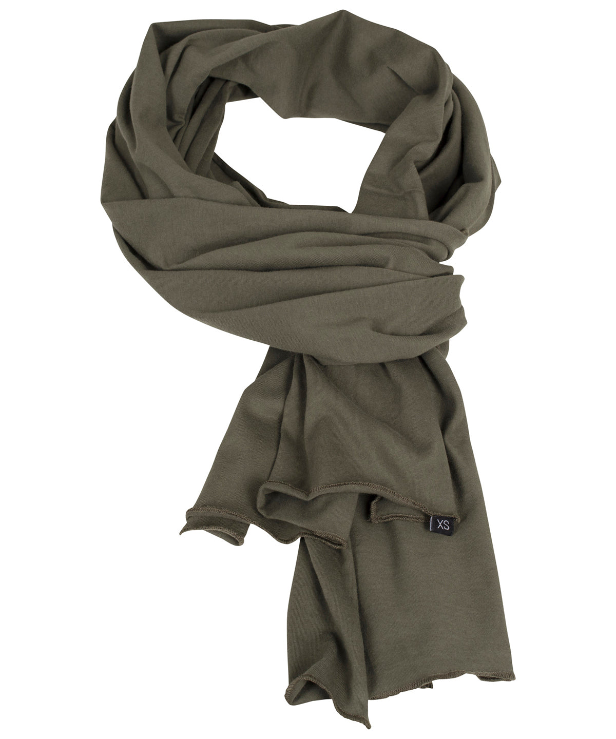 Personalised Scarves - Olive Build Your Brand Jersey scarf