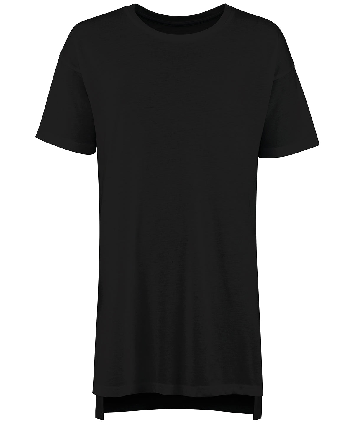 Personalised T-Shirts - Black Comfy Co Gals oversized lounge T