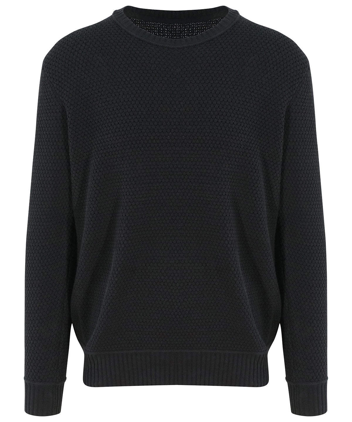 Personalised Knitted Jumpers - Black AWDis Ecologie Taroko regen sweater