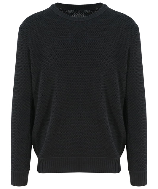Personalised Knitted Jumpers - Black AWDis Ecologie Taroko regen sweater