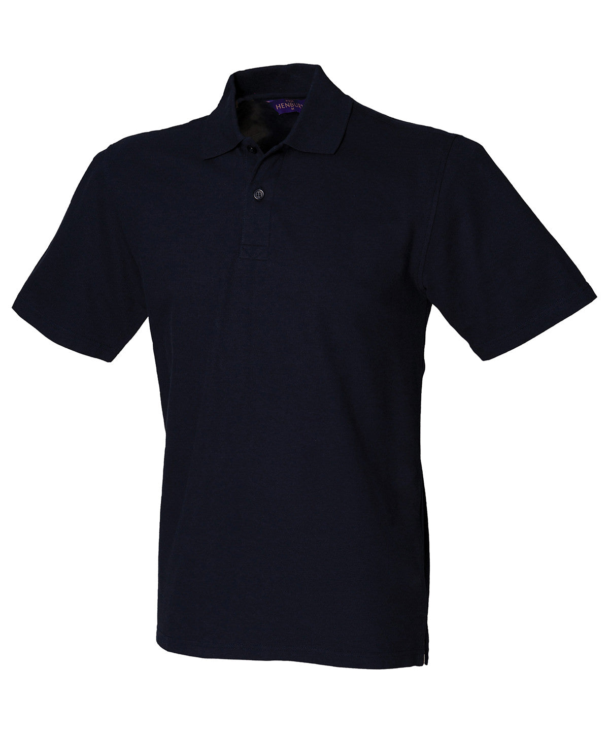 Personalised Polo Shirts - Black Henbury Stretch piqué polo shirt