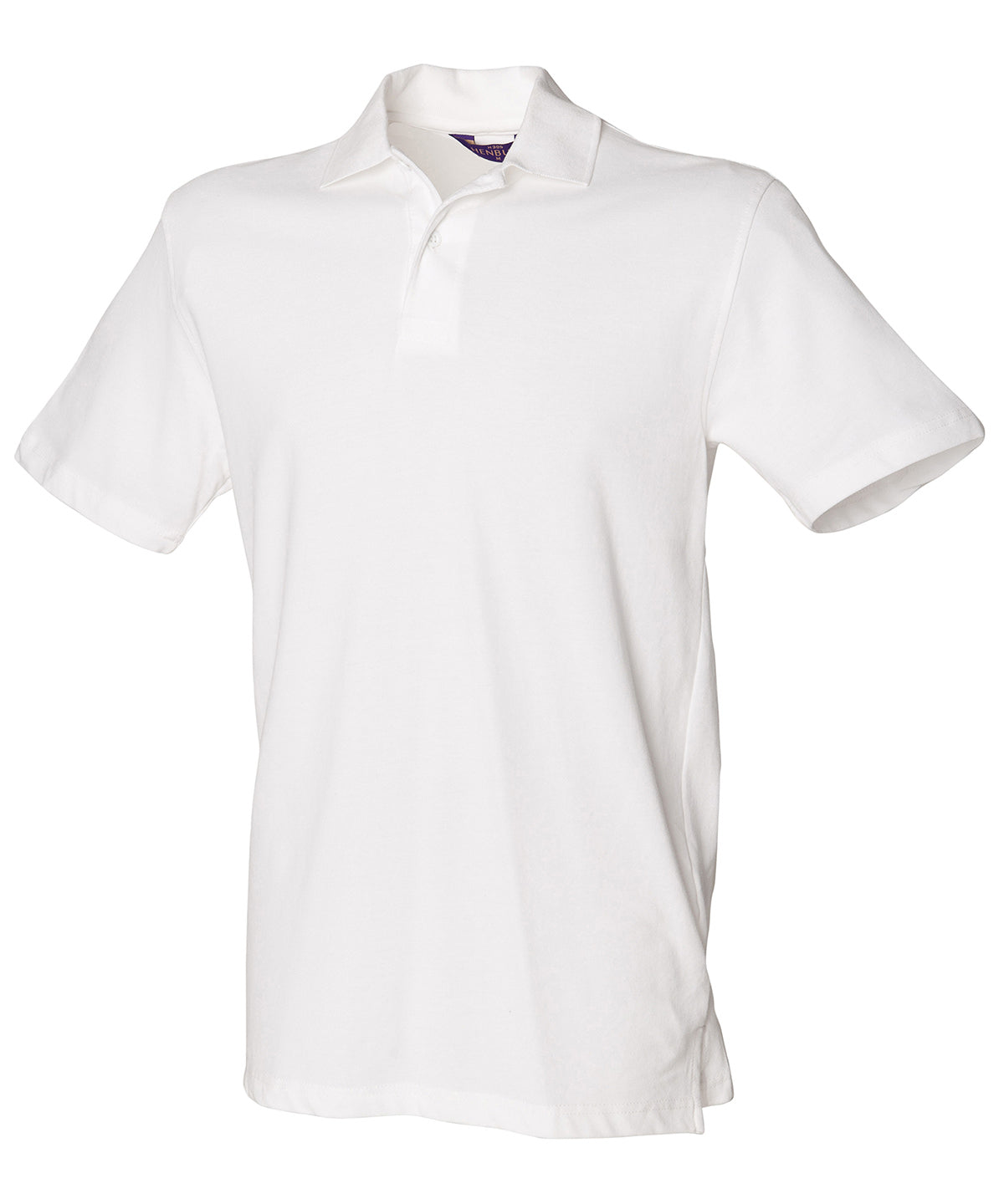 Personalised Polo Shirts - Black Henbury Stretch piqué polo shirt