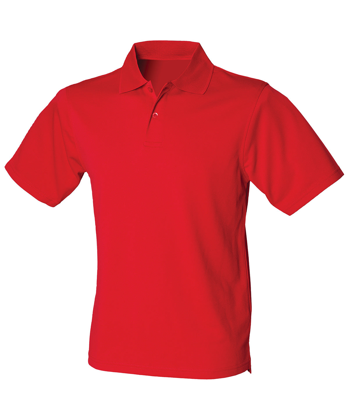 Personalised Polo Shirts - Light Blue Henbury Coolplus® polo shirt