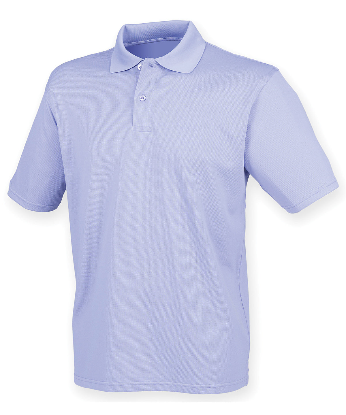 Personalised Polo Shirts - Light Blue Henbury Coolplus® polo shirt
