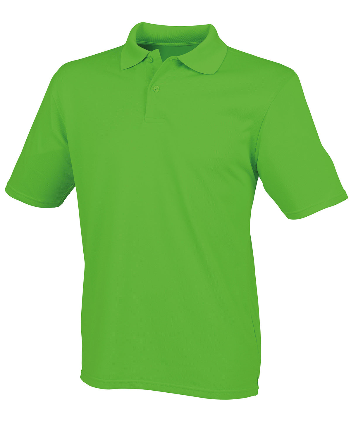 Personalised Polo Shirts - Black Henbury Coolplus® polo shirt