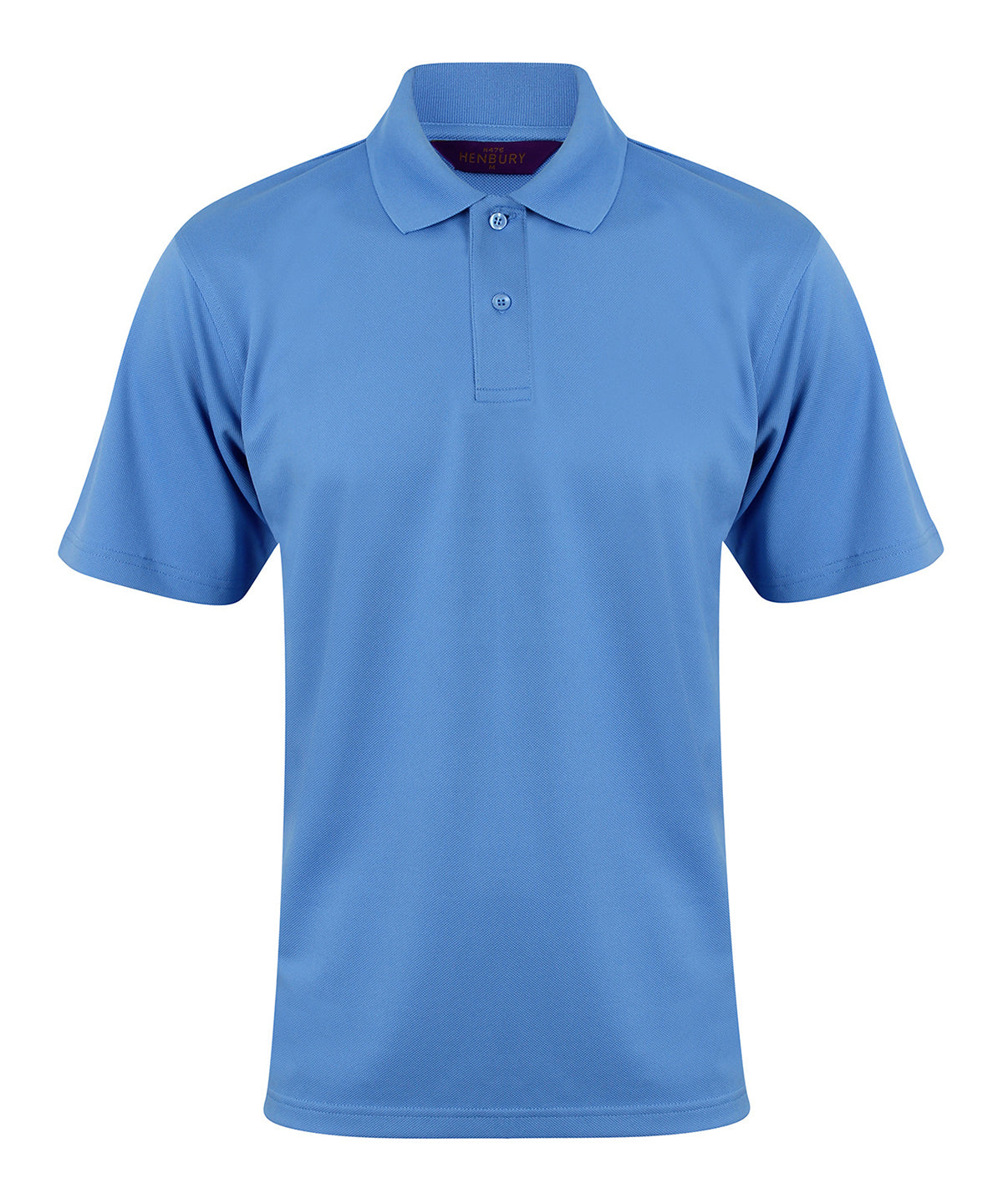 Personalised Polo Shirts - Black Henbury Coolplus® polo shirt