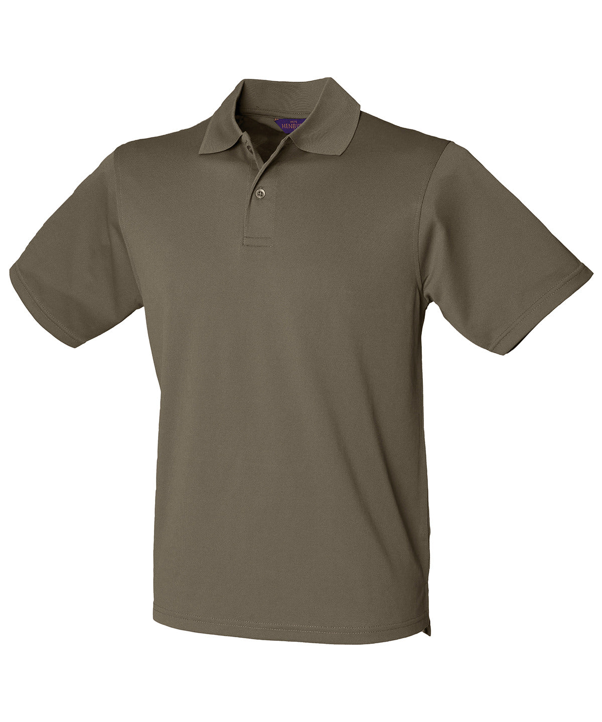 Personalised Polo Shirts - Mid Orange Henbury Coolplus® polo shirt