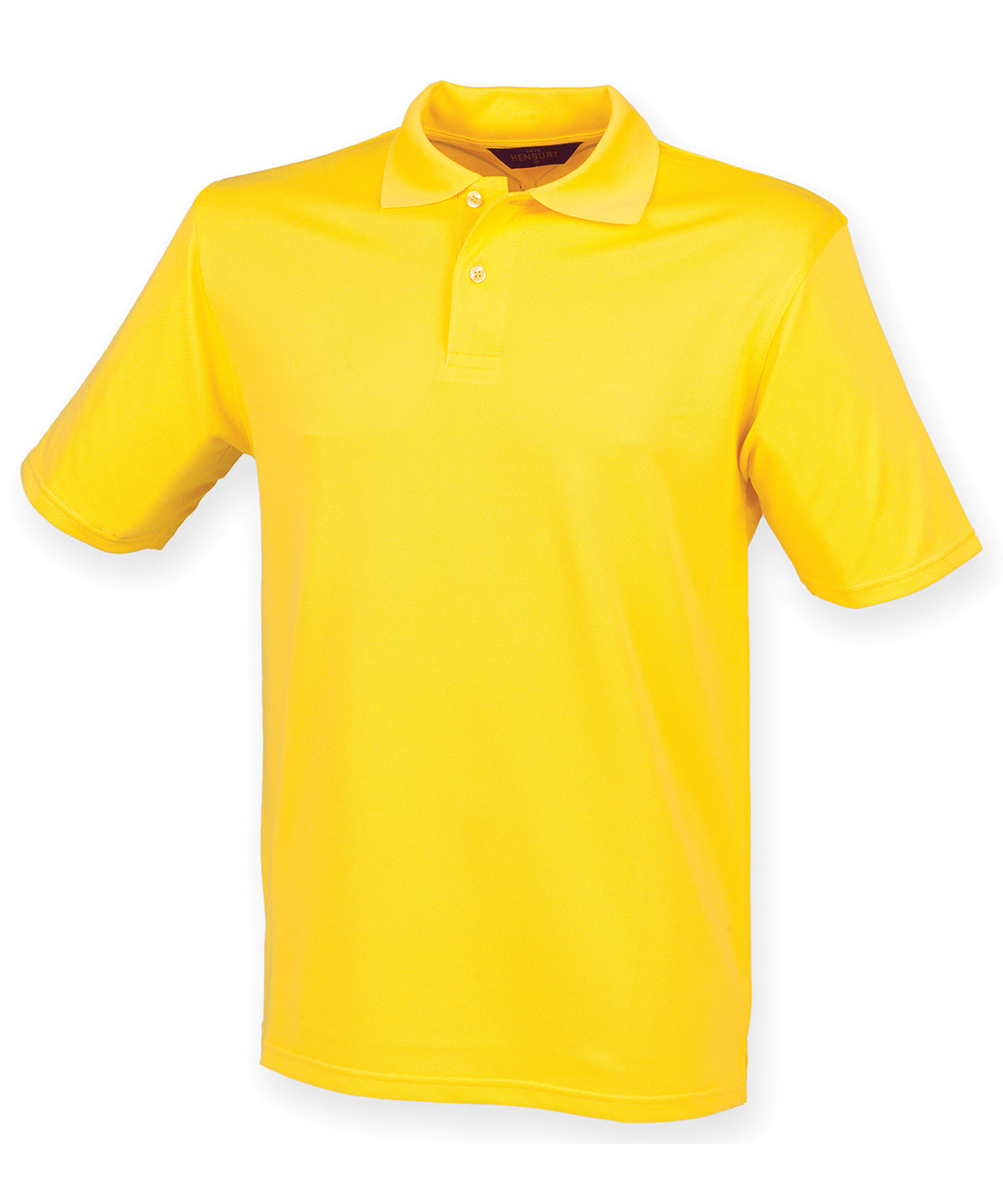 Personalised Polo Shirts - Mid Blue Henbury Coolplus® polo shirt