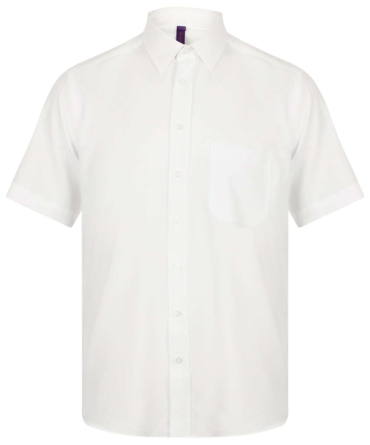 Personalised Shirts - Black Henbury Wicking antibacterial short sleeve shirt