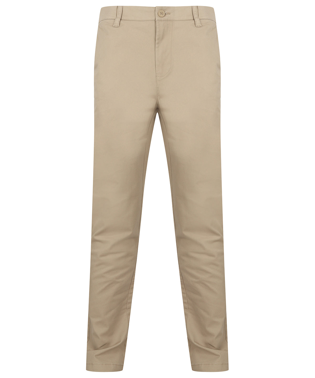 Personalised Trousers - Black Henbury Stretch chinos with flex waistband