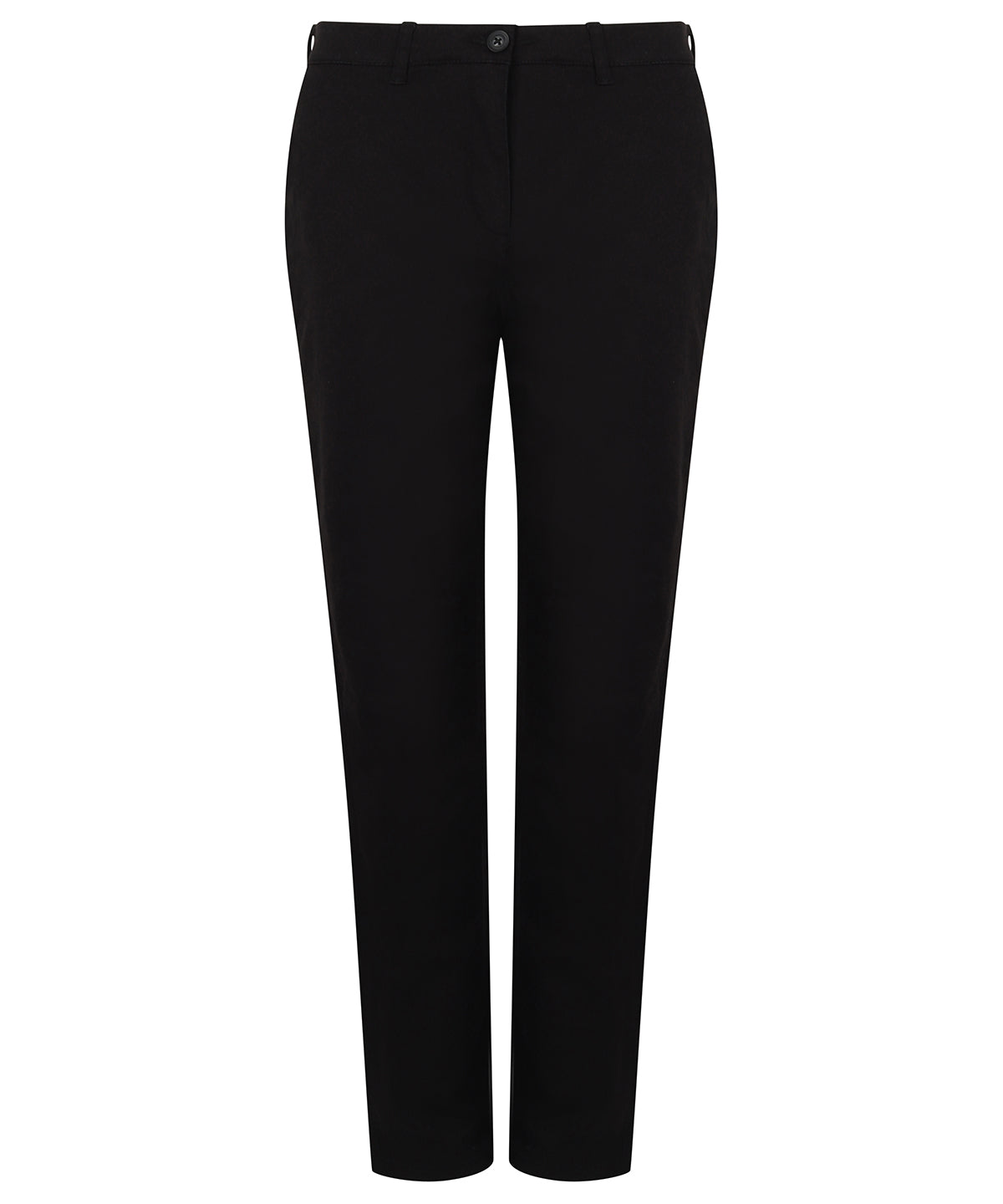Personalised Trousers - Black Henbury Women's stretch chinos