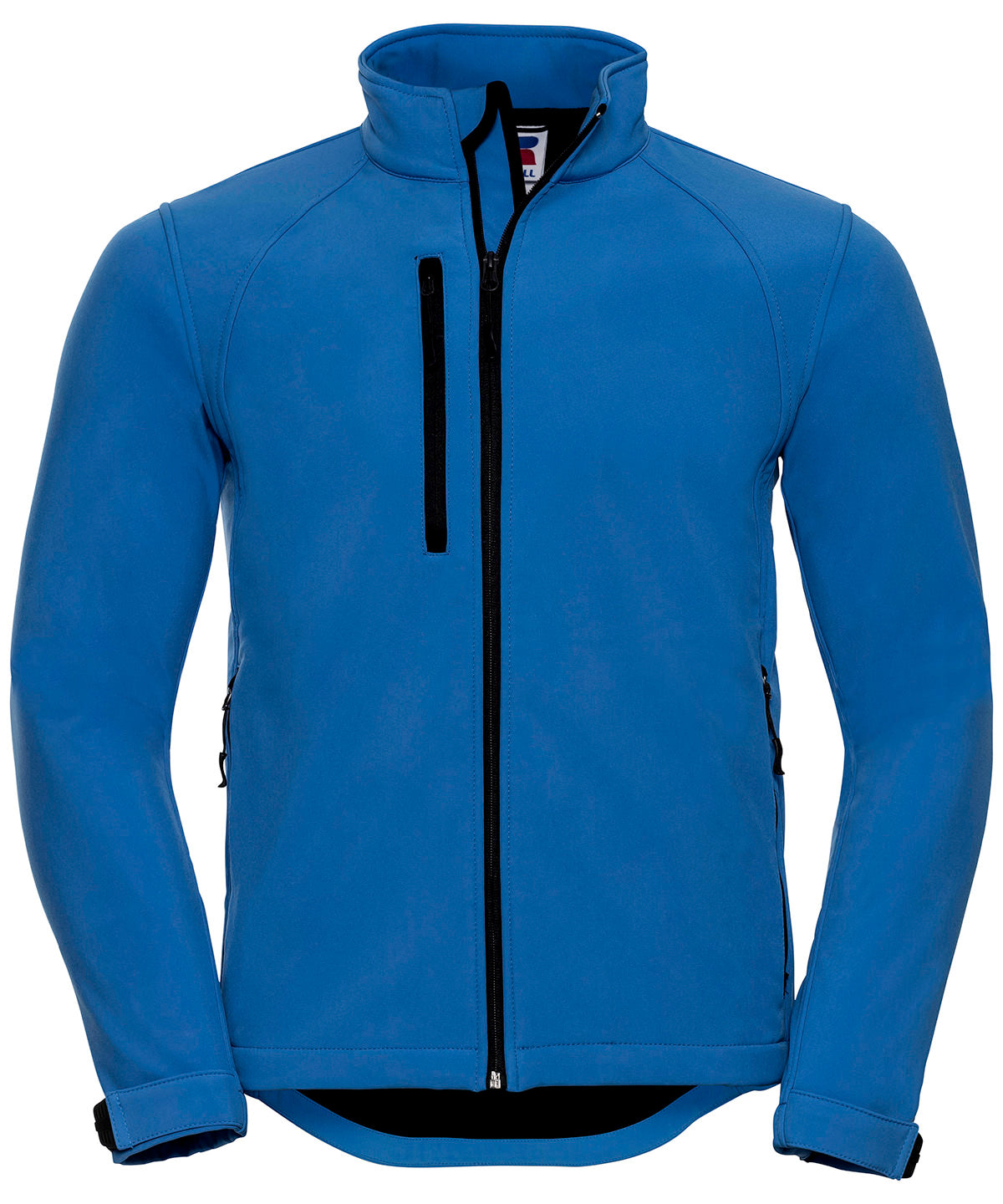 Personalised Jackets - Mid Blue Russell Europe Softshell jacket