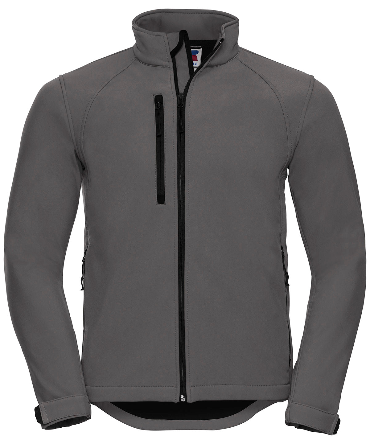 Personalised Jackets - Mid Blue Russell Europe Softshell jacket