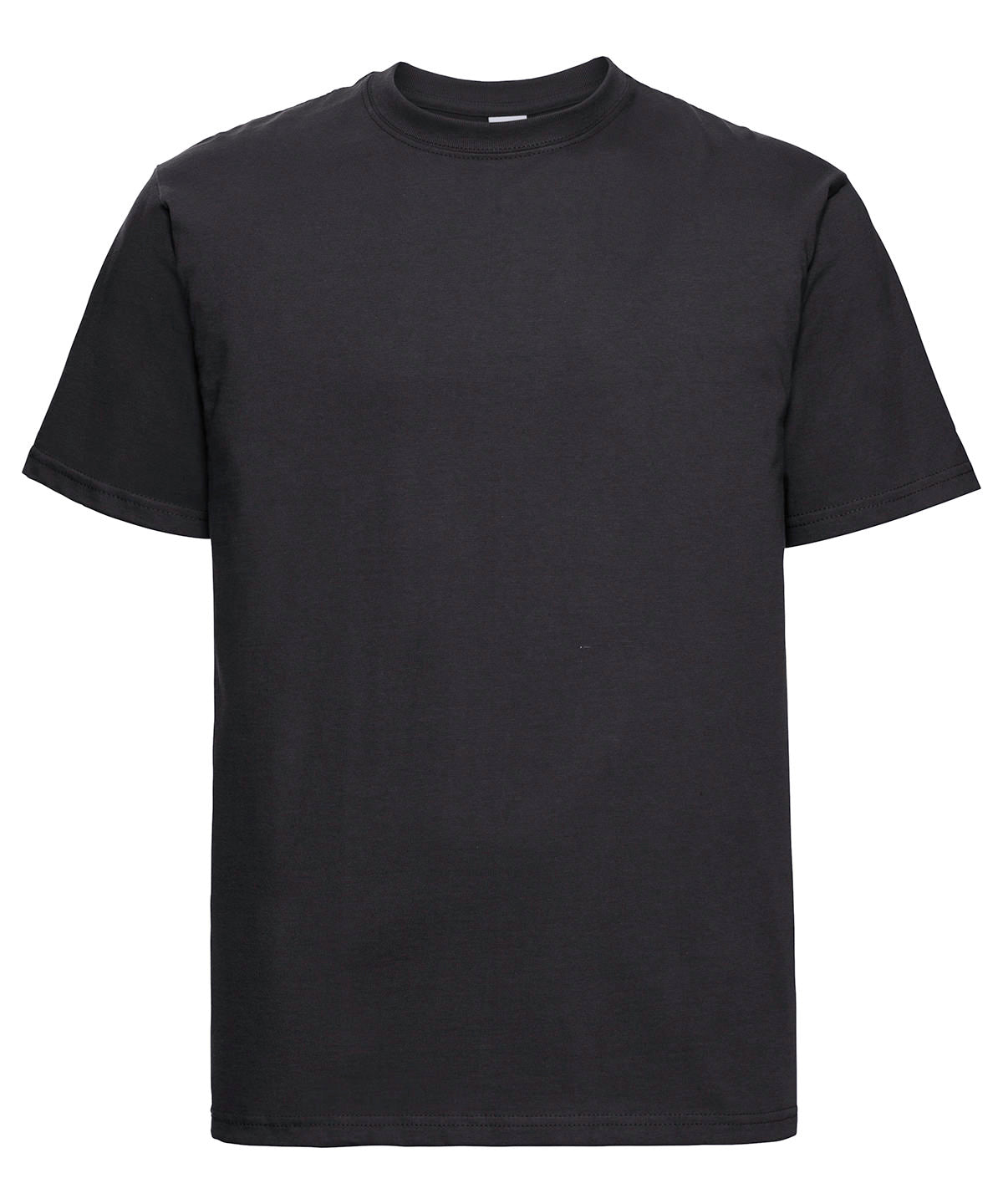 Personalised T-Shirts - Black Russell Europe Classic heavyweight ringspun t-shirt