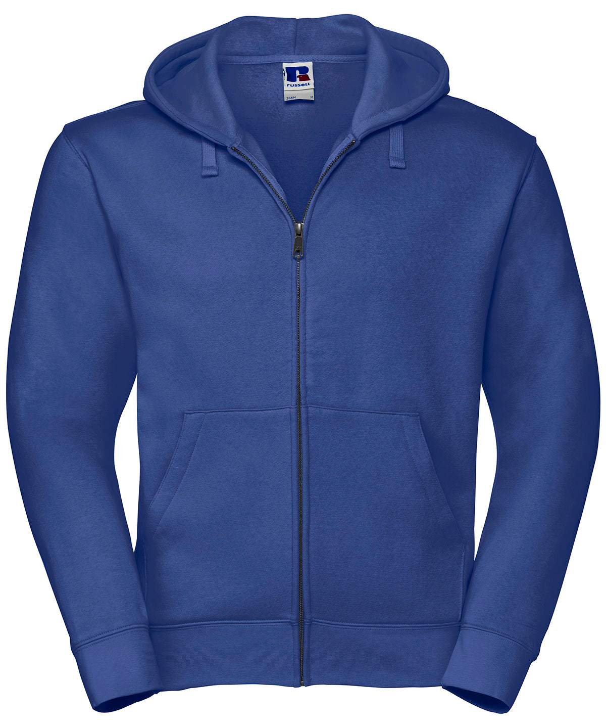 Personalised Hoodies - Black Russell Europe Authentic zipped hooded sweat