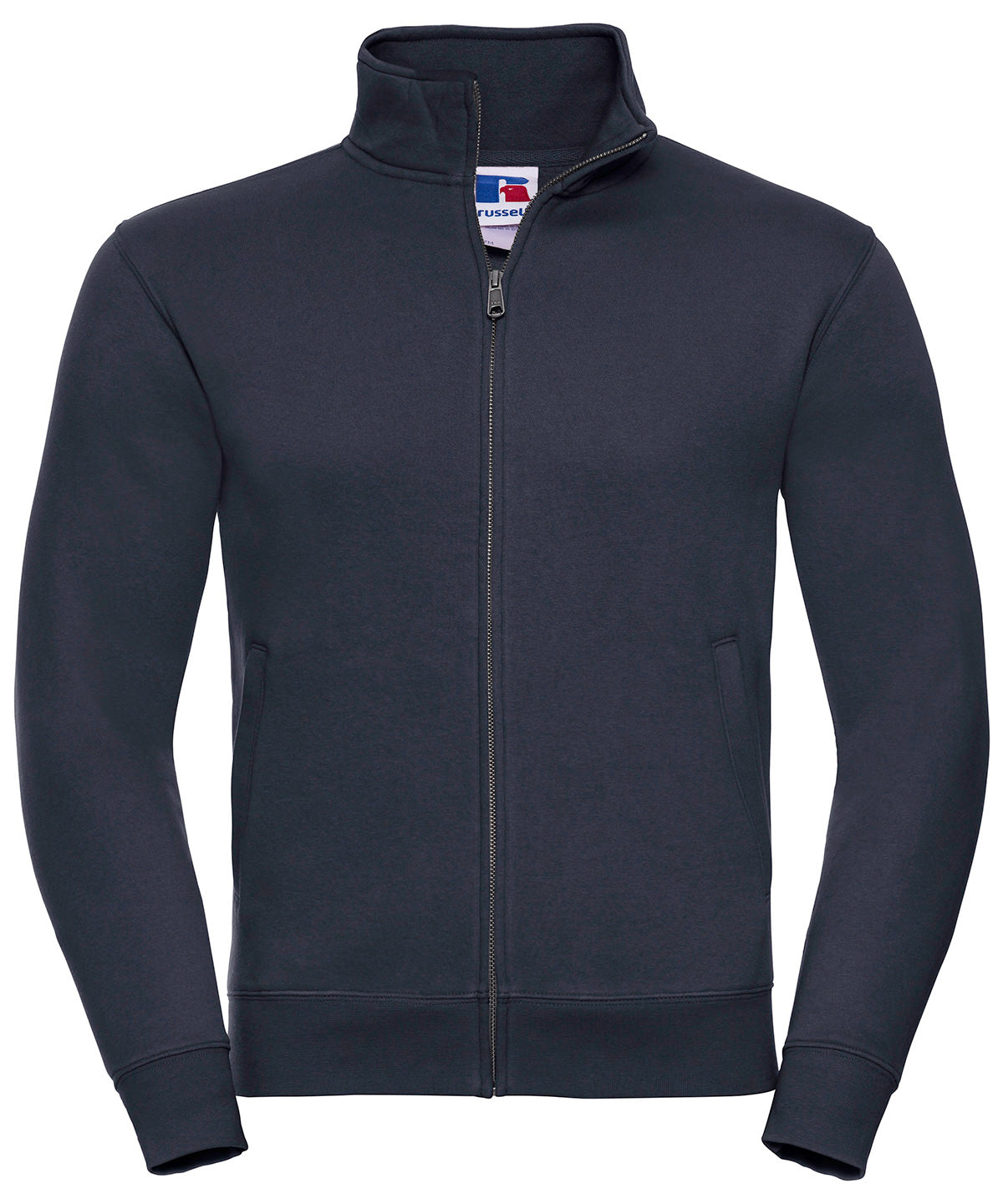 Personalised Sweatshirts - Black Russell Europe Authentic sweatshirt jacket