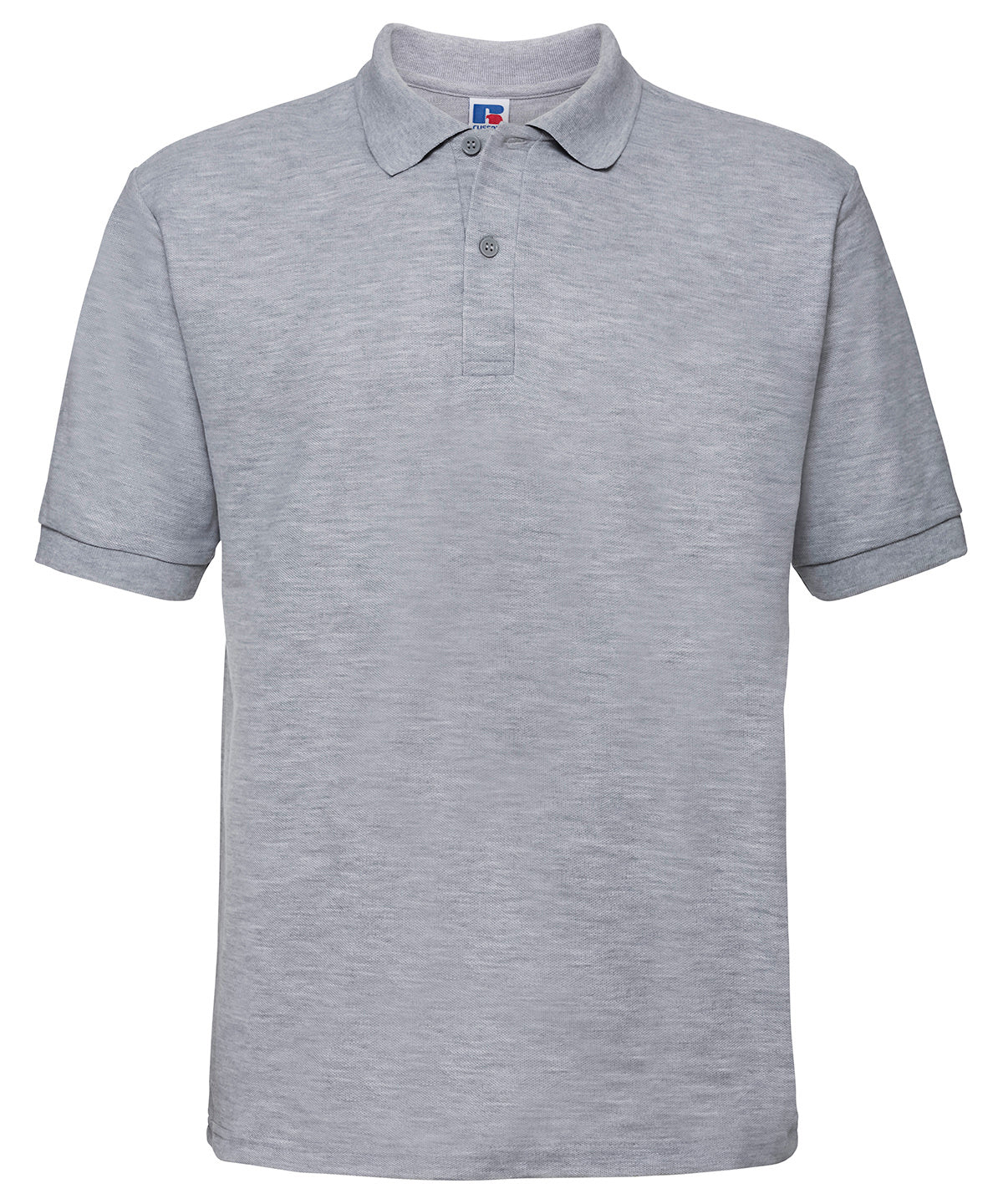 Personalised Polo Shirts - Black Russell Europe Classic polycotton polo