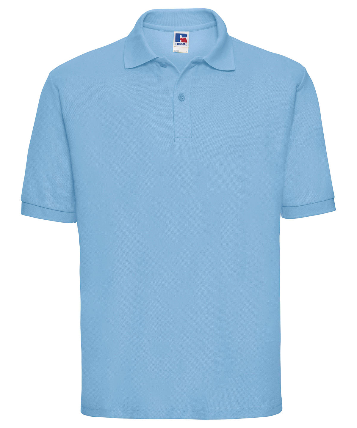 Personalised Polo Shirts - Bottle Russell Europe Classic polycotton polo
