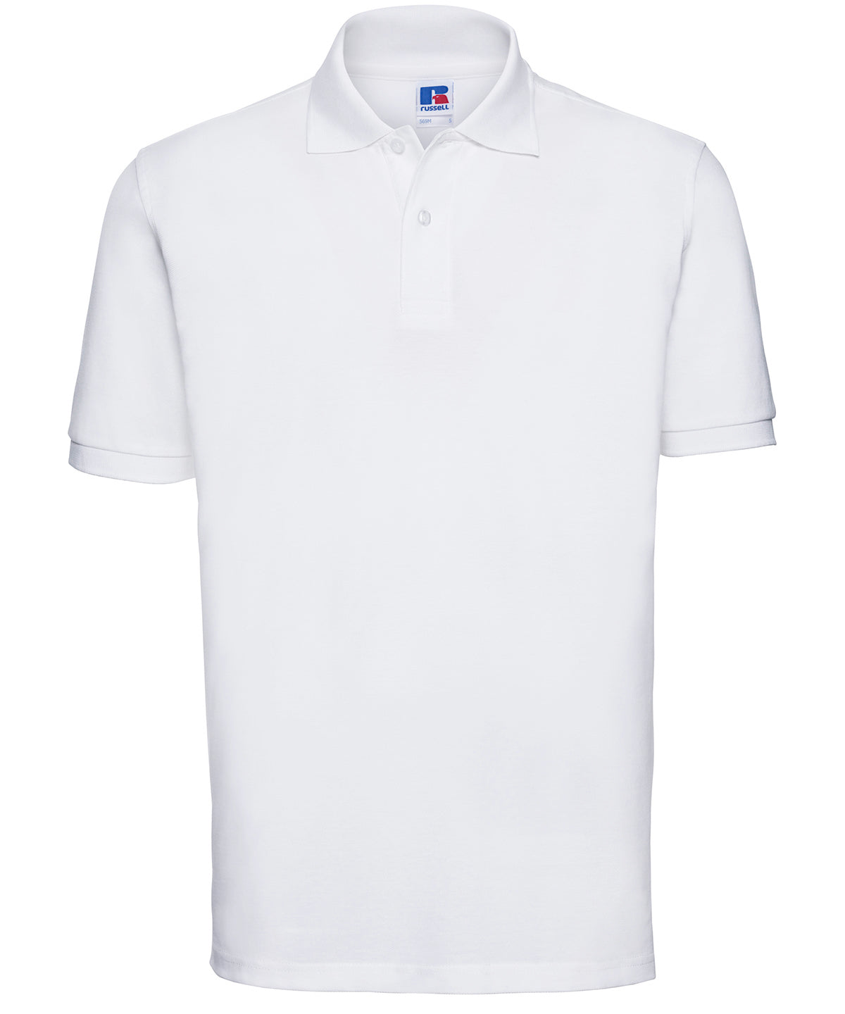 Personalised Polo Shirts - Bottle Russell Europe Classic cotton piqué polo