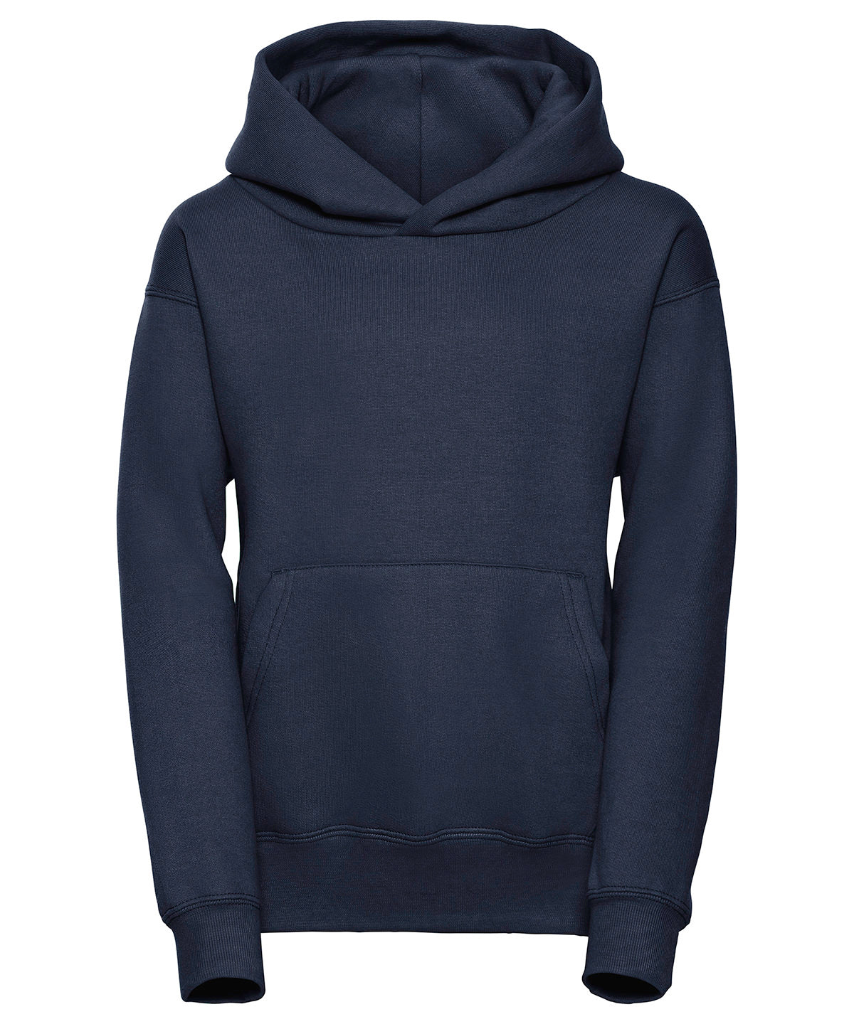 Personalised Hoodies - Black Russell Europe Kids hooded sweatshirt