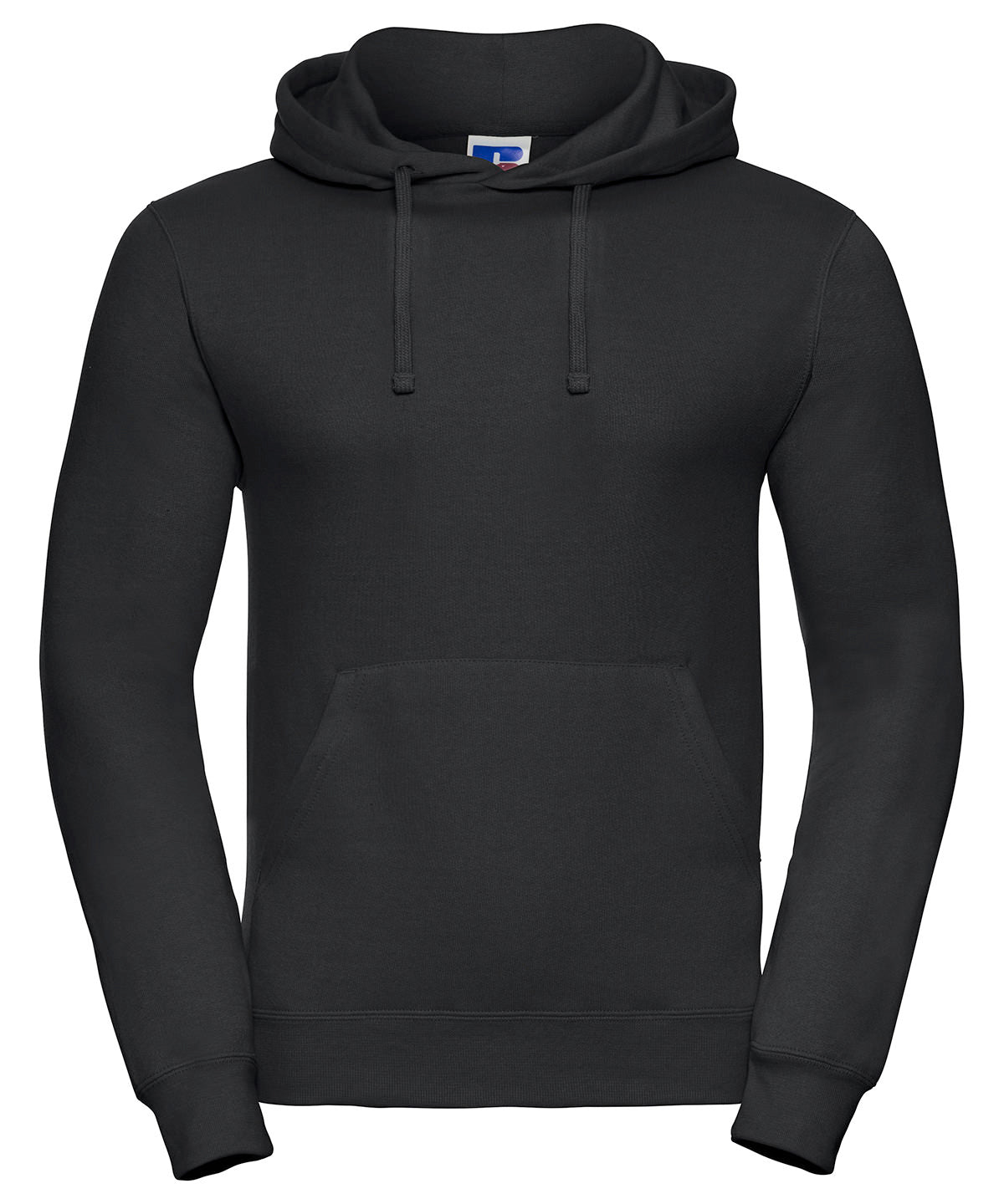 Personalised Hoodies - Black Russell Europe Hooded sweatshirt