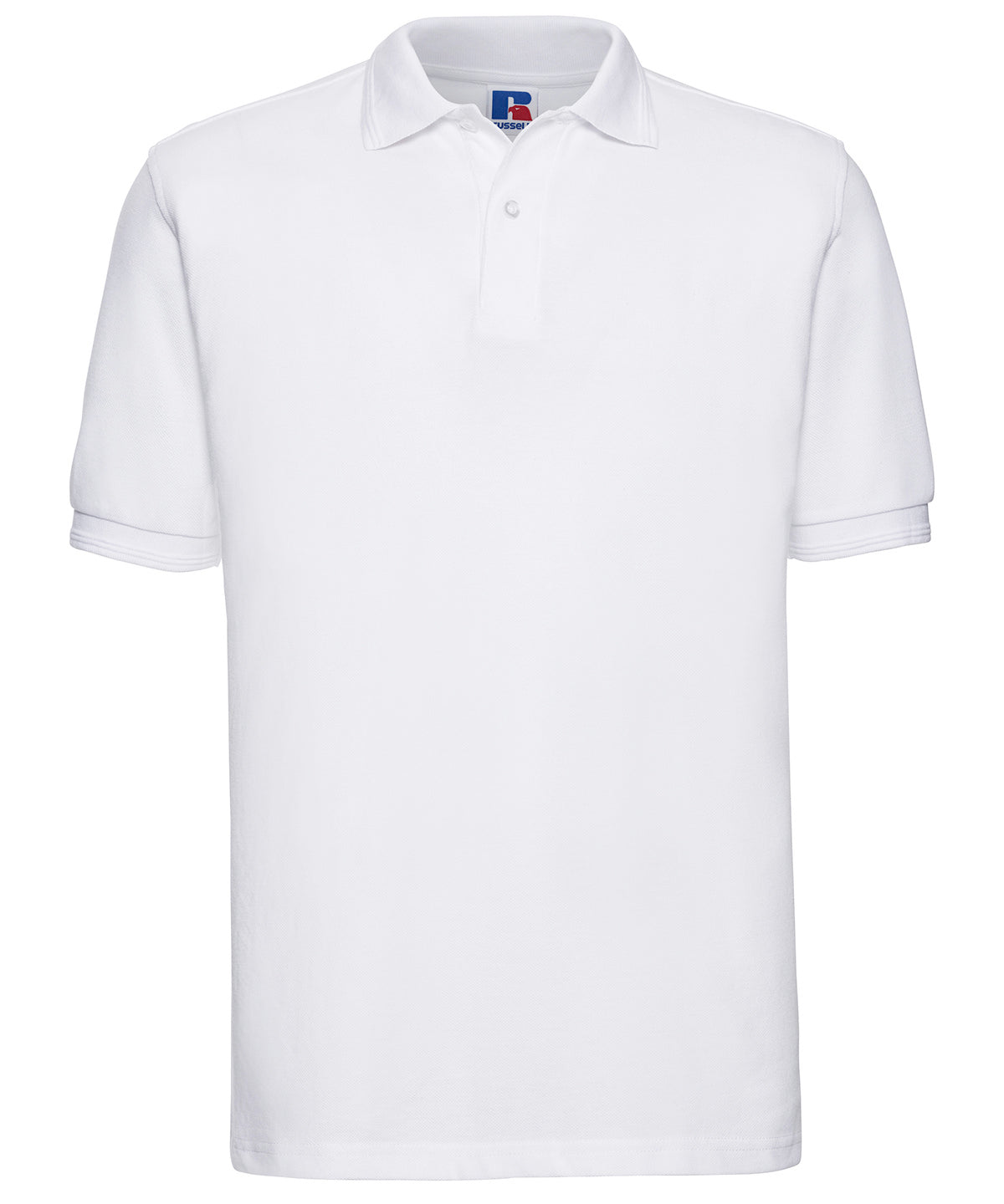 Personalised Polo Shirts - Bottle Russell Europe Hard-wearing 60°C wash polo