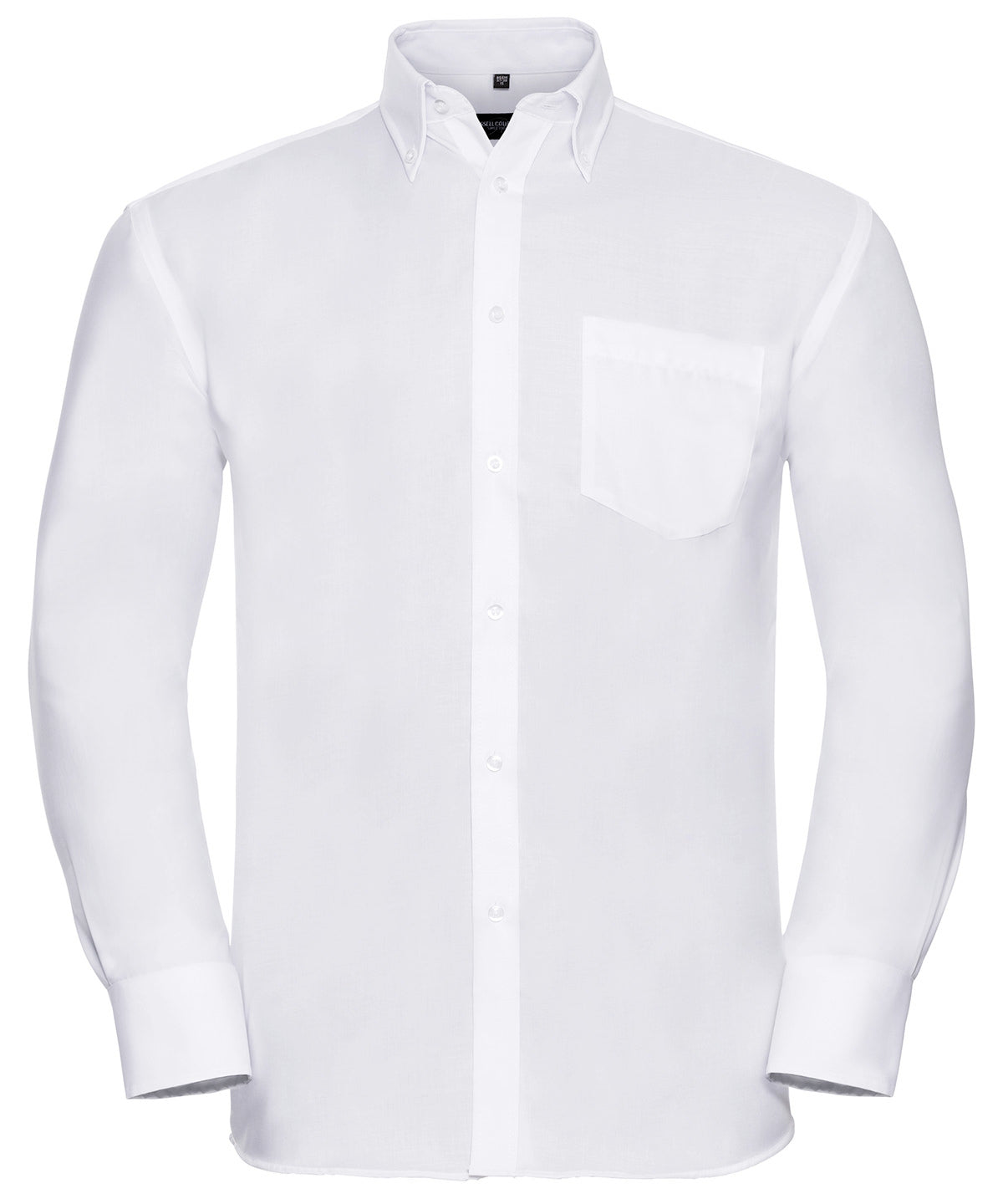 Personalised Shirts - Black Russell Europe Long sleeve ultimate non-iron shirt