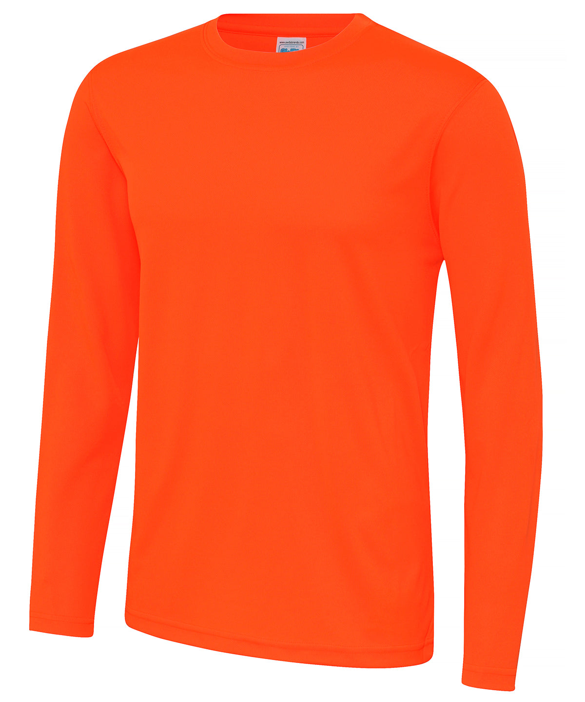 Personalised T-Shirts - White AWDis Just Cool Long sleeve cool T