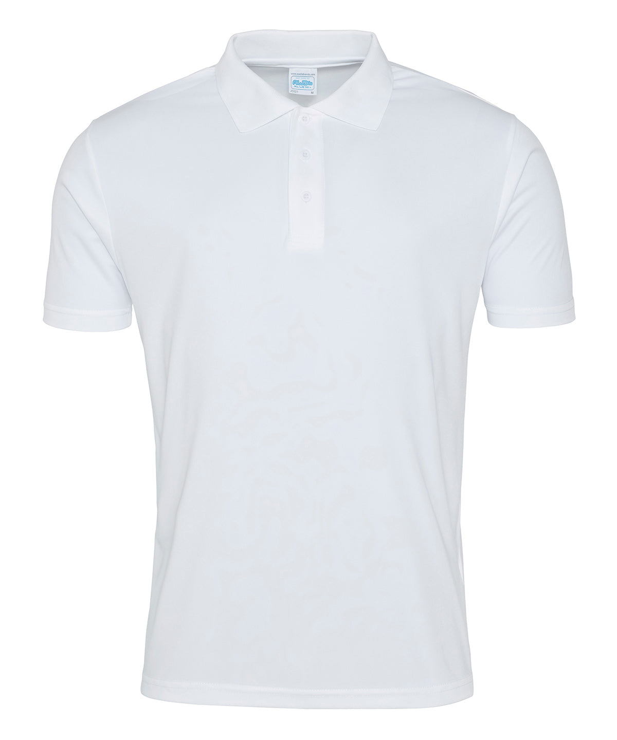 Personalised Polo Shirts - White AWDis Just Cool Cool smooth polo