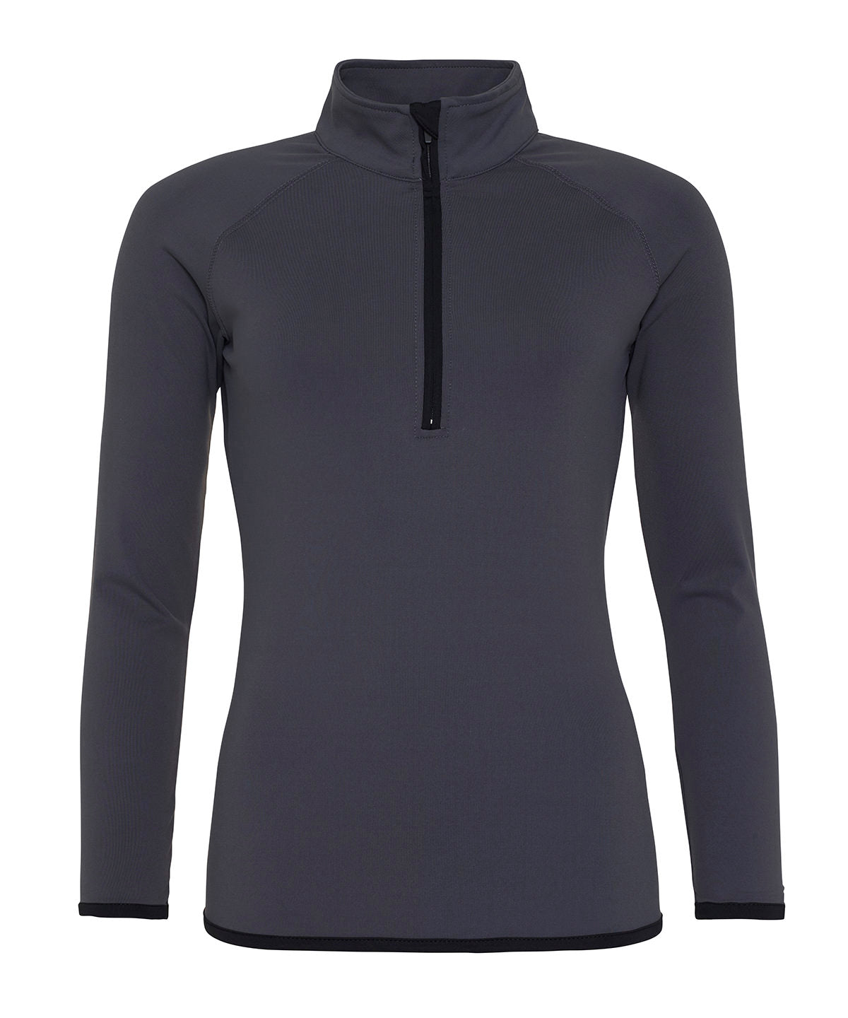Personalised Sweatshirts - Dark Grey AWDis Just Cool Women's cool ½ zip sweatshirt