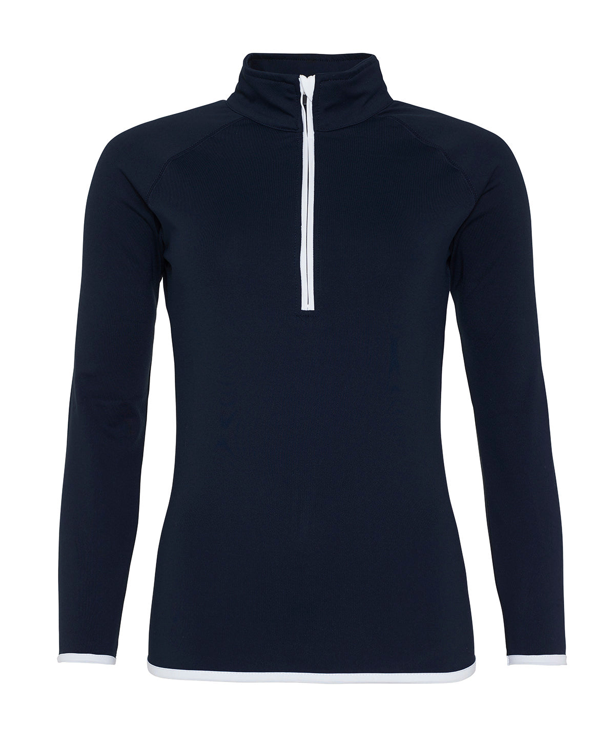 Personalised Sweatshirts - Dark Grey AWDis Just Cool Women's cool ½ zip sweatshirt