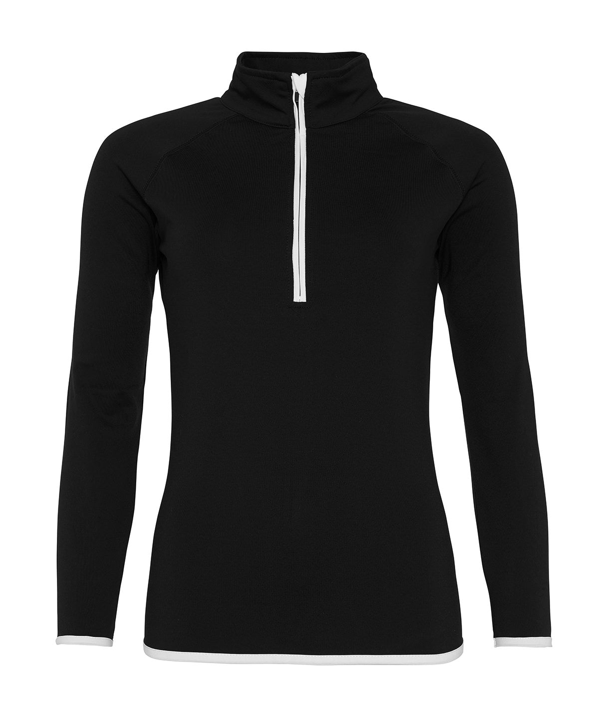 Personalised Sweatshirts - Dark Grey AWDis Just Cool Women's cool ½ zip sweatshirt