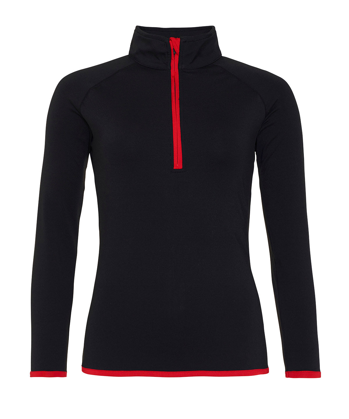 Personalised Sweatshirts - Dark Grey AWDis Just Cool Women's cool ½ zip sweatshirt
