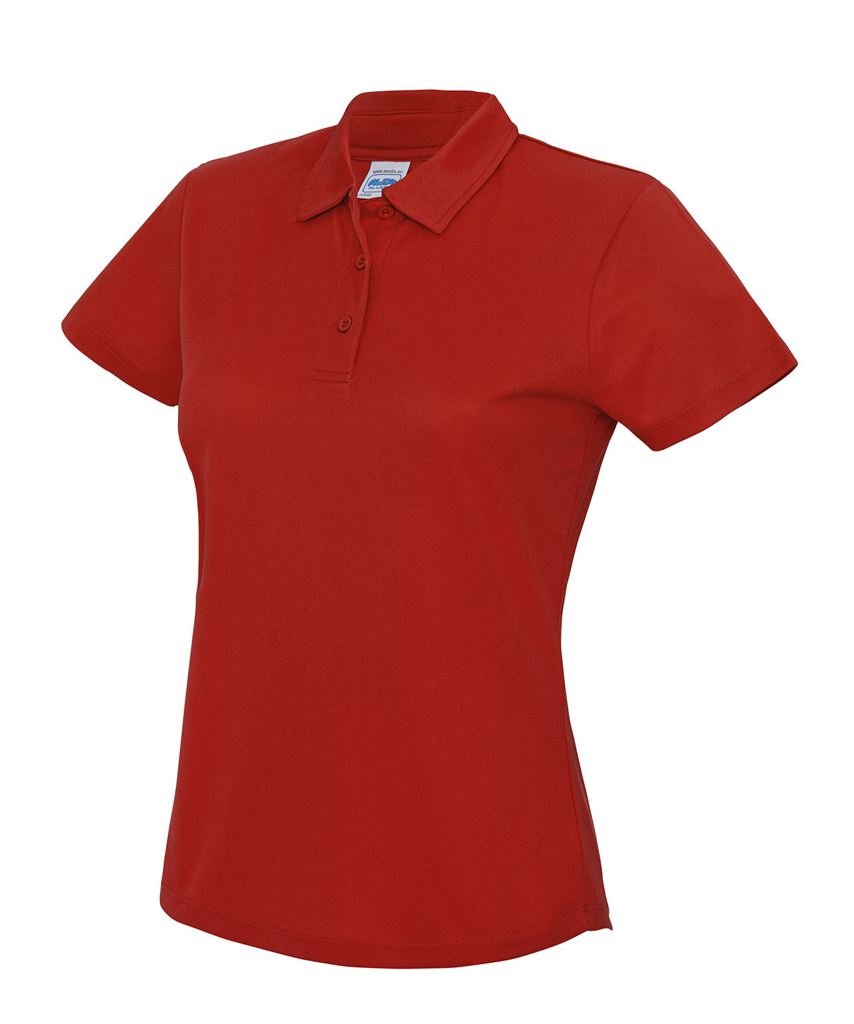 Personalised Polo Shirts - White AWDis Just Cool Women's cool polo