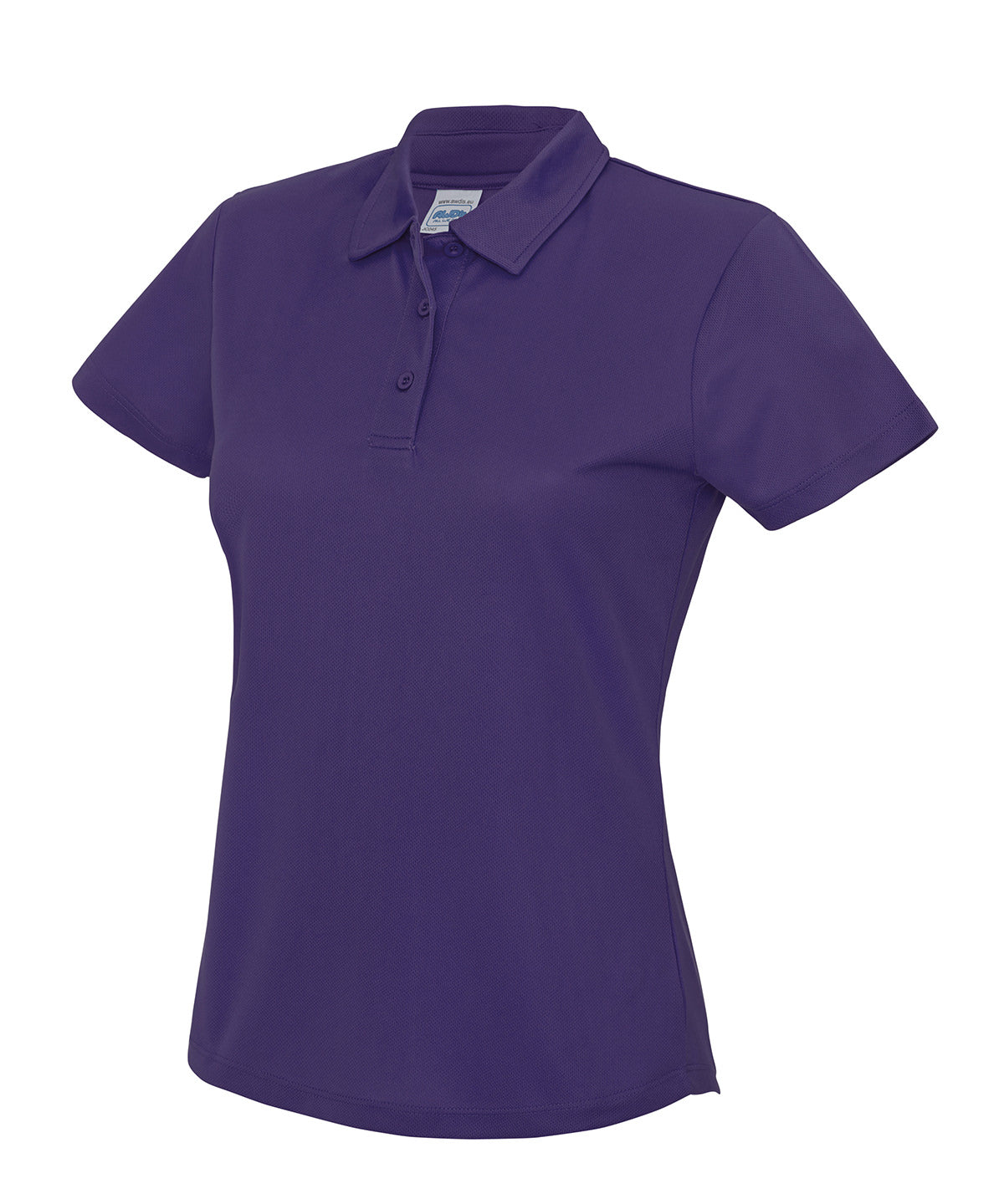 Personalised Polo Shirts - White AWDis Just Cool Women's cool polo