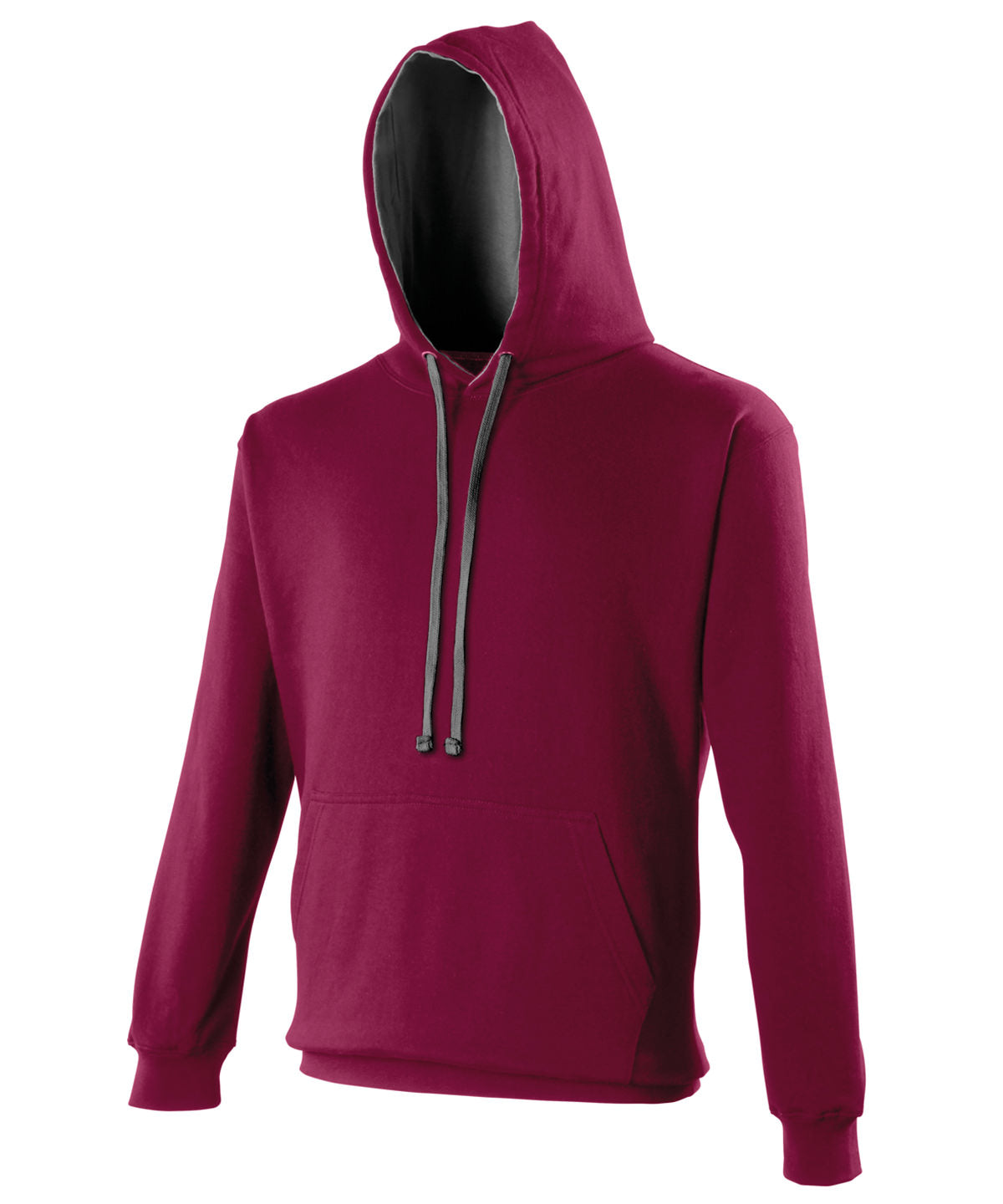 Personalised Hoodies - Black AWDis Just Hoods Varsity hoodie