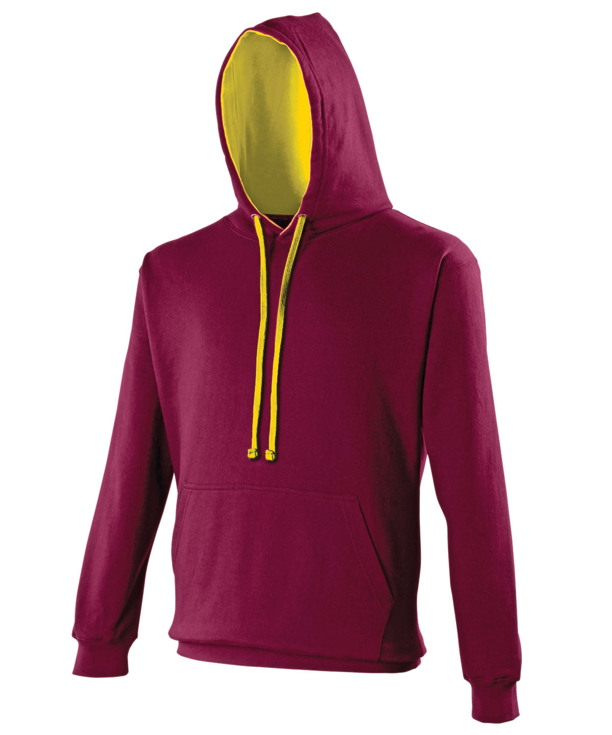 Personalised Hoodies - Black AWDis Just Hoods Varsity hoodie