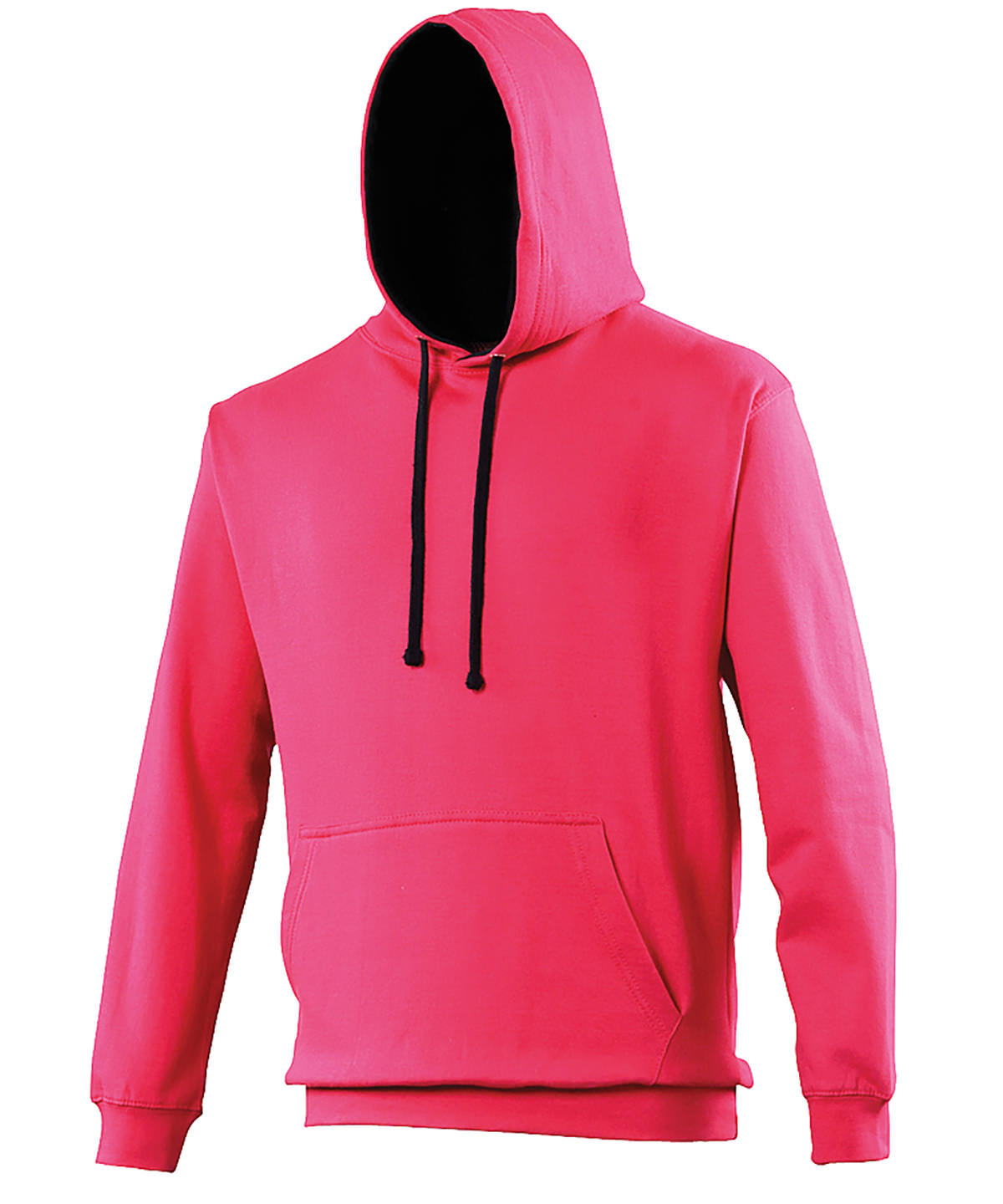 Personalised Hoodies - Black AWDis Just Hoods Varsity hoodie
